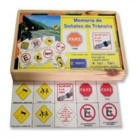 Memoria de Madera Señales de Transito Ref. Dk-163 