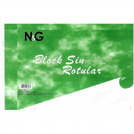 Block Din A3 Bond Sin Rotular 42 X 29.7 Cms 20 Hojas Ref. 5830