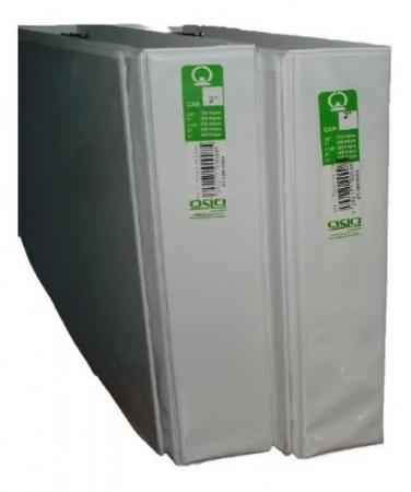 Carpeta de 3 Aros 2 Pulg. Blanca de Luxe Oslo Ref. 0233007 - 233011 - Cv03