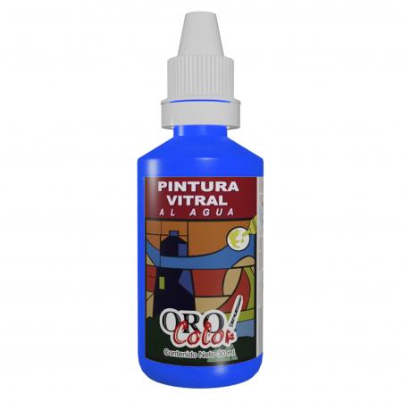 Pintura para Vitral Orocolor Azul 30ml Ref. Va06