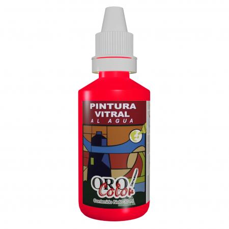 Pintura para Vitral Orocolor Rojo 30ml Ref. Va03