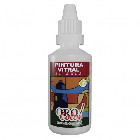 Pintura para Vitral Orocolor Blanco 30ml Ref. Va13