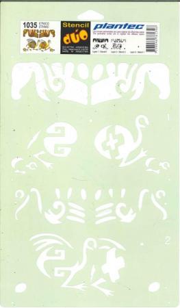 Plantilla Stencil Plantec Canasto con Frutas Ref. 1749