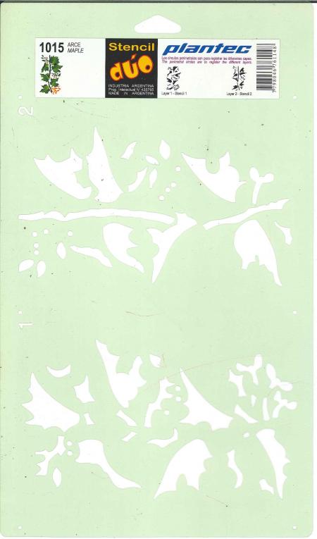 Plantilla Stencil Plantec Tulipanes-arce Ref. 1011-1015