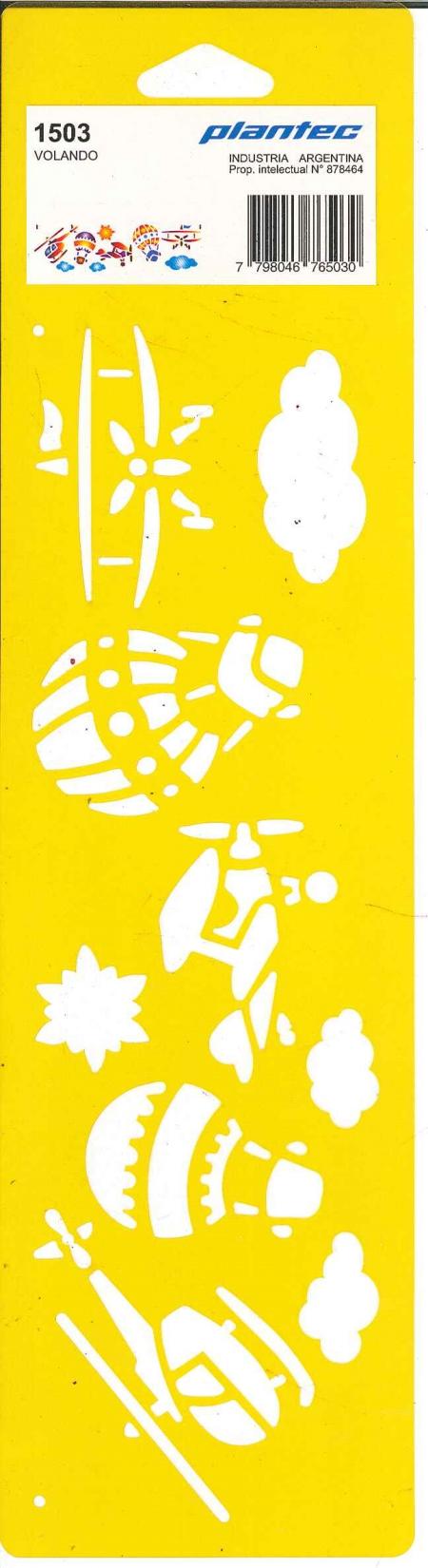 Plantilla Stencil Plantec Volando Ref. 1503