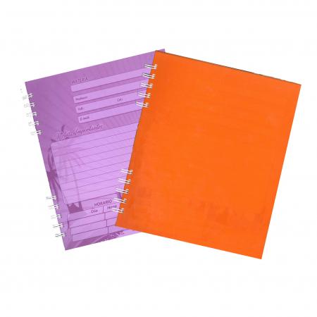 Unidad Espiral Tapa Flexible Acetato X 6 Materias 