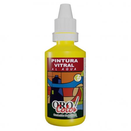 Pintura para Vitral Orocolor Amarillo Oro 30 Ml Ref. Va01