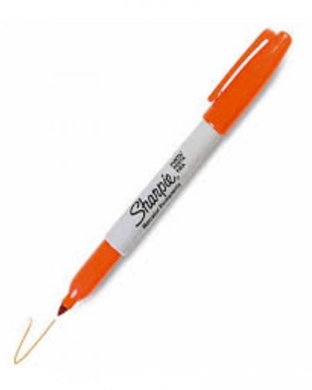 Marcador Permanente Sharpie Punta Fina Naranja Ref. 326937 - 326968 - 30006