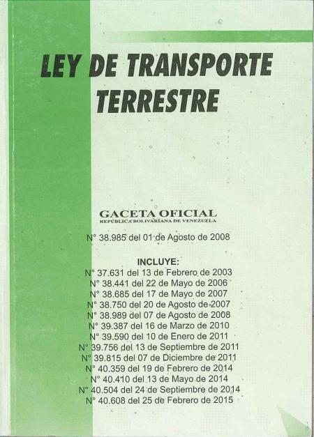 Ley de Transporte Terrestre
