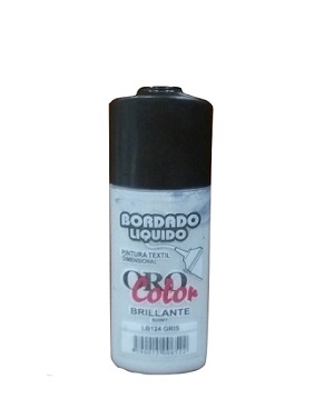 Bordado Liquido Orocolor Gris (brillante) Ref. Lb124