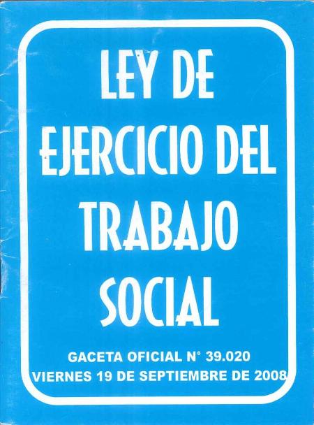 Ley de Ejercicio Del Trabajo Social