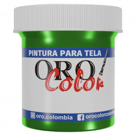Pintura para Tela Orocolor 30cc Verde Grama Ref. Tw21