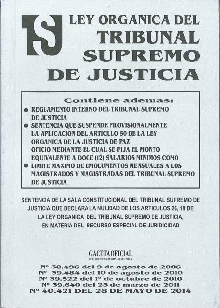 Ley Organica Del Tribunal Supremo de Justicia 