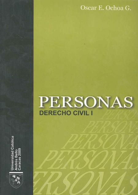 Personas Derecho Civil I