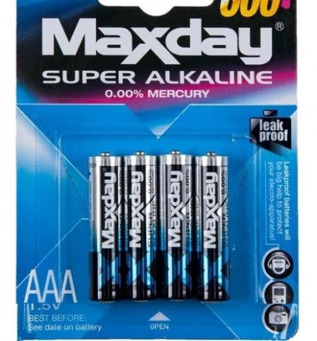 Bateria Aaa Super Alkaline Maxday X 4 Ref. Gbt8897.2