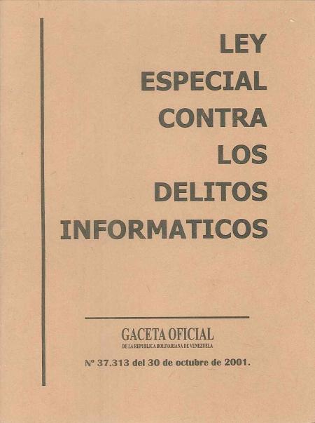 Ley Especial Contra los Delitos Informaticos