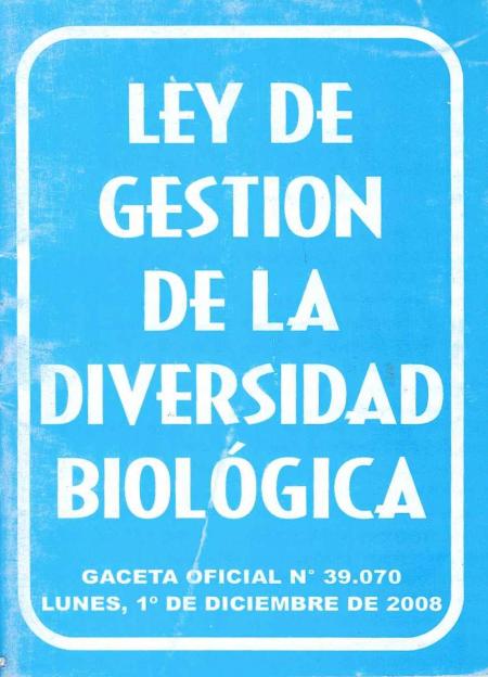Ley de Gestion de la Diversidad Biologica