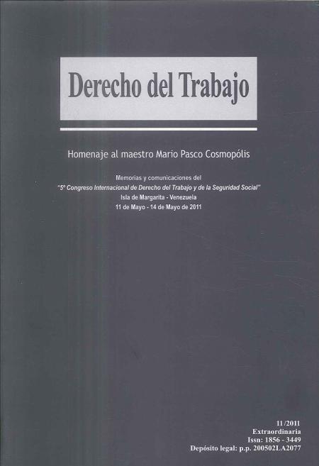 Derecho Del Trabajo No. 11