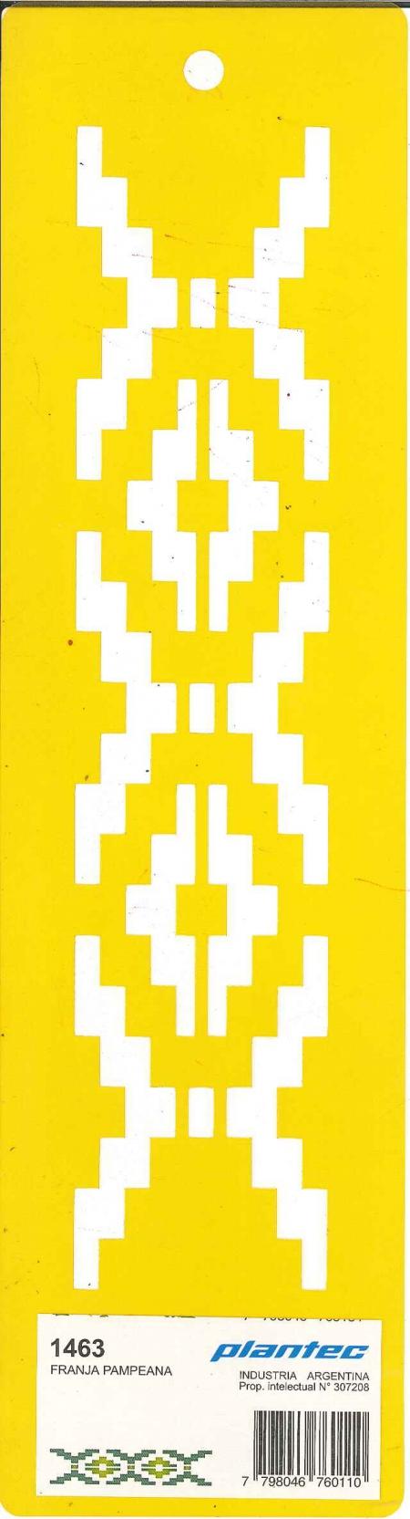 Plantilla Stencil Plantec Franja Pampeana Ref. 1463