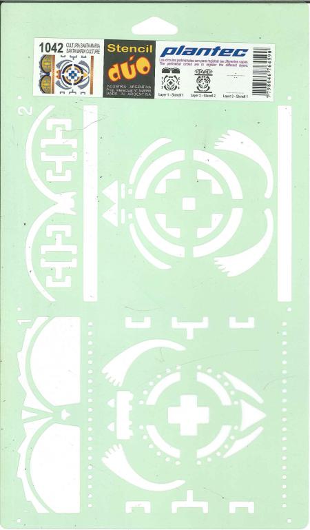Plantilla Stencil Plantec Cultura Santa Maria Ref. 1042
