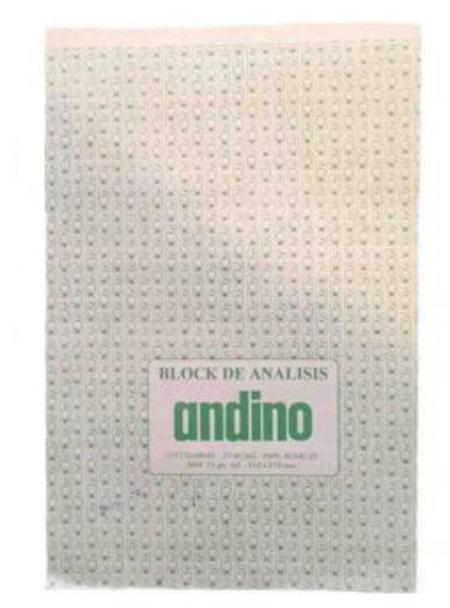 Block de Analisis 10 Columnas 30 Hojas