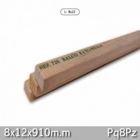 Madera Balsa Lamina 8.0 X 12 X 910mm Ref. L-8x12