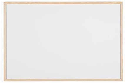 Pizarra Blanca Ok 90 X 60 Cm Marco de Madera Ref. 60906010