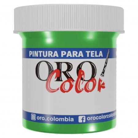 Pintura para Tela Orocolor 30cc Verde Esmeralda Ref. Tw17