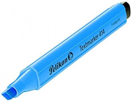 Resaltador Pelikan 414 Triangular Azul Ref. Plk30160108