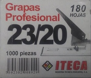 Grapas Profesional 23/20 1000 Pzas Ref. Gp2320