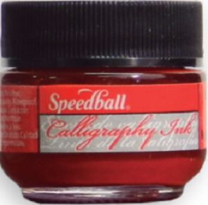 Tinta China Speedball X 12cc Rojo Escarlata Ref. 3101.6