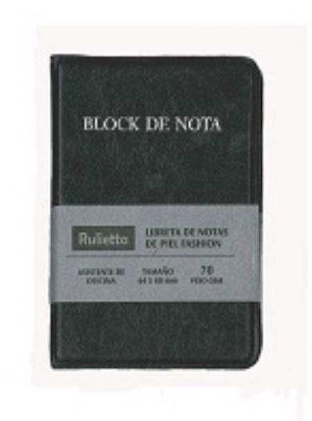 Libreta de Nota Rulietta 64 X 88 Mm. Ref. S-3102