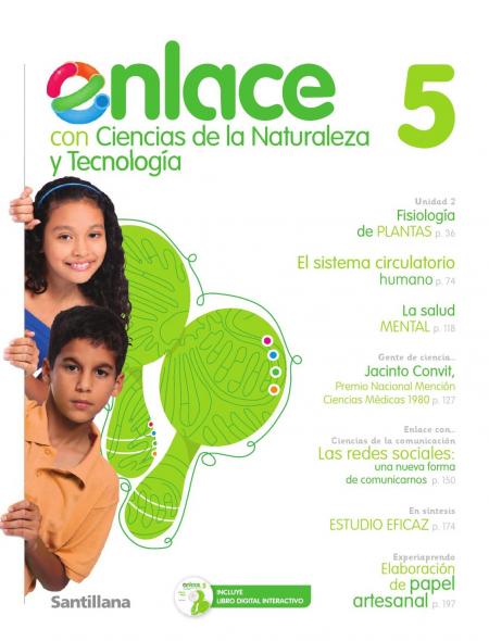 Enlace con Ciencias de la Naturaleza y Tecnologia 5