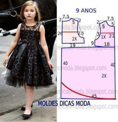 Patrones Ropa Casual para Niñas Nº 9