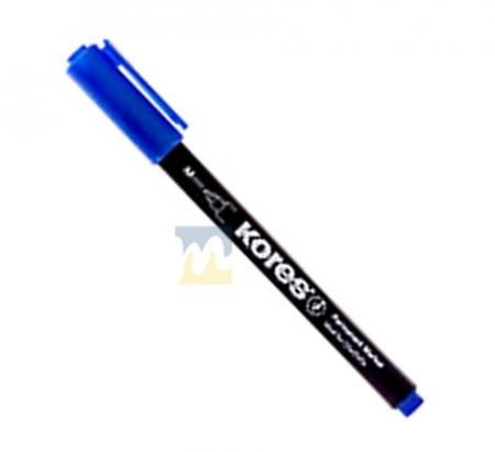Marcador Permanente Kores Fino Azul Ref. Komp2603 - 22603p