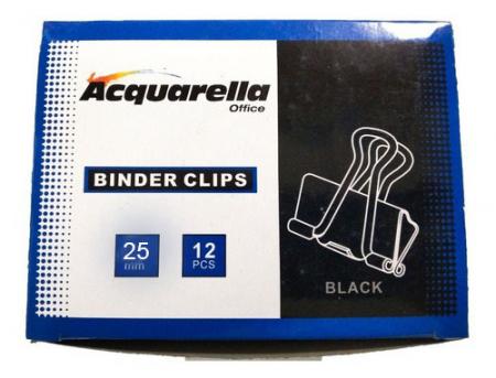 Caja de Gancho Mordaza Acquarela 1 Pulg. X (25mm) X 12 Unidades Ref. Mf0535-25