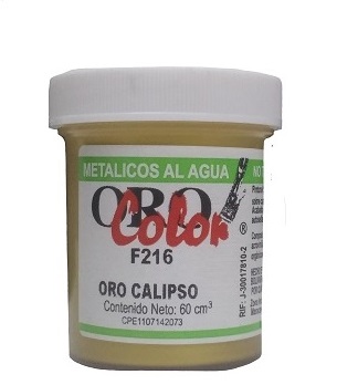 Metalicos Al Agua Orocolor Oro Calipso 60cc Ref. F216