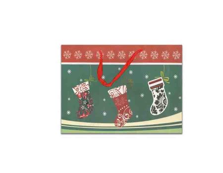 Bolsa Carton Corrugado Navidad Ref. Bcccn