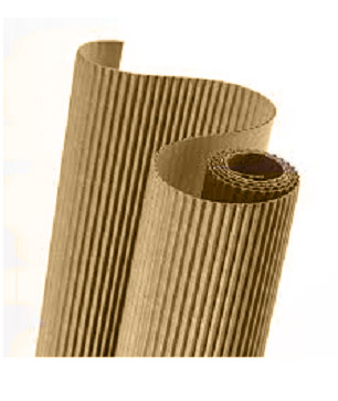 Pliego de Carton Ondulado Marron Fino