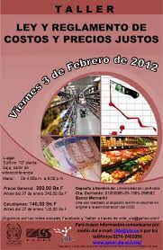 Ley de Costos y Precios Justos Incluye Reglamento