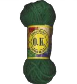 Lana Escolar Verde Oscuro X 12 Grs. Ref. 9015/057