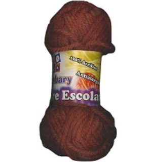 Lana Escolar Marron X 12 Grs. Ref. 880-9015/086