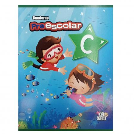 Cuaderno Engrapado Preescolar C 32 Hojas Ref. N01e615c32u Caribe