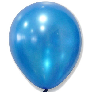 Globo Metalizado Azul X Unidad