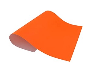 Pliegos de Cartulina Fluorescente 170 Grs. Naranja