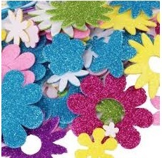 Figuras de Foami Autoadhesivo Flores Ref. Fifo-s03