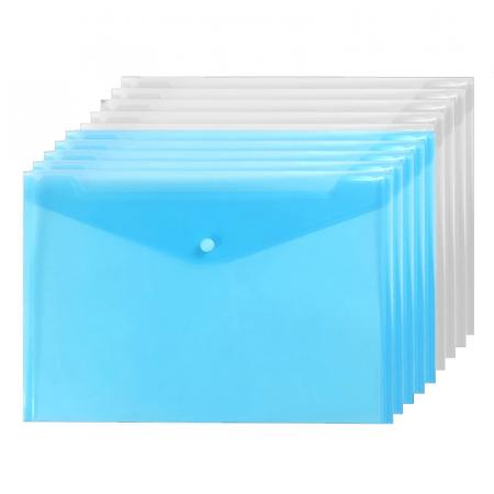 Sobre Plastico con Cierre Magico Media Carta Ref. Muf1066
