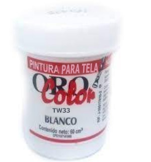 Pintura para Tela  Orocolor Blanco 60 Cm Reftw33