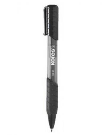 Boligrafo Retractil Transparente Kores K5 Negro (m) Ref. Kob75210 - 37521p