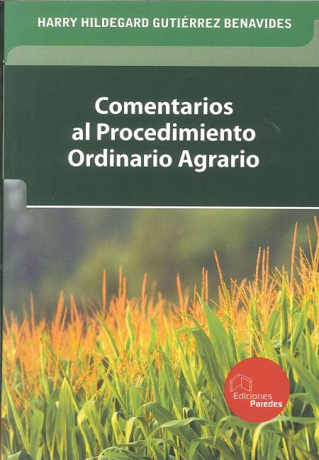 Comentarios Al Procedimiento Ordinario Agrario